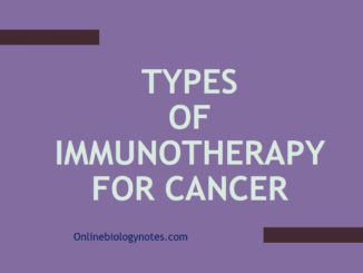 Immunotherapy-Types of Immunotherapy for cancer