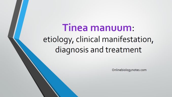 Tinea unguium: etiology, clinical manifestation, diagnosis and treatment -  Online Biology Notes