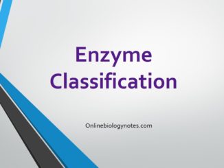 Enzyme classification with examples