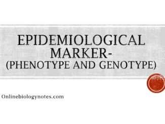 Epidemiological marker-(Phenotype and Genotype)