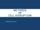 Methods of Cell disruption: Cell lysis methods