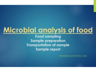 Food sampling and preparation for microbial analysis