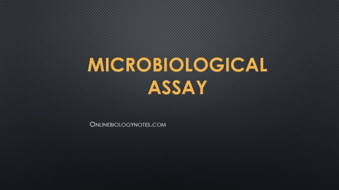 Microbiological assay and methods