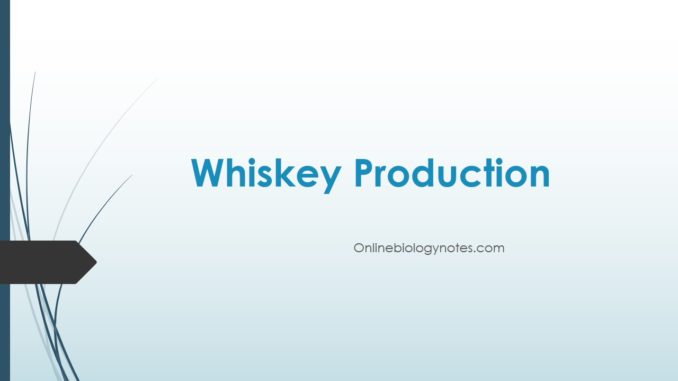 Production process of Whisky