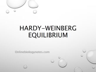 Hardy-Weinberg equilibrium