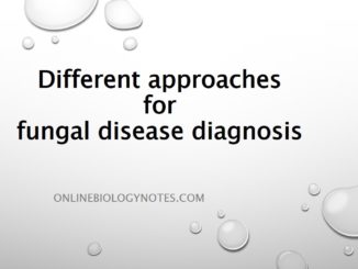 Different approaches for Fungal Disease Diagnosis: Clinical, conventional and molecular approaches