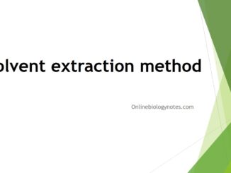 Extraction of plant materials by solvent extraction method